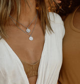 Silver necklaces