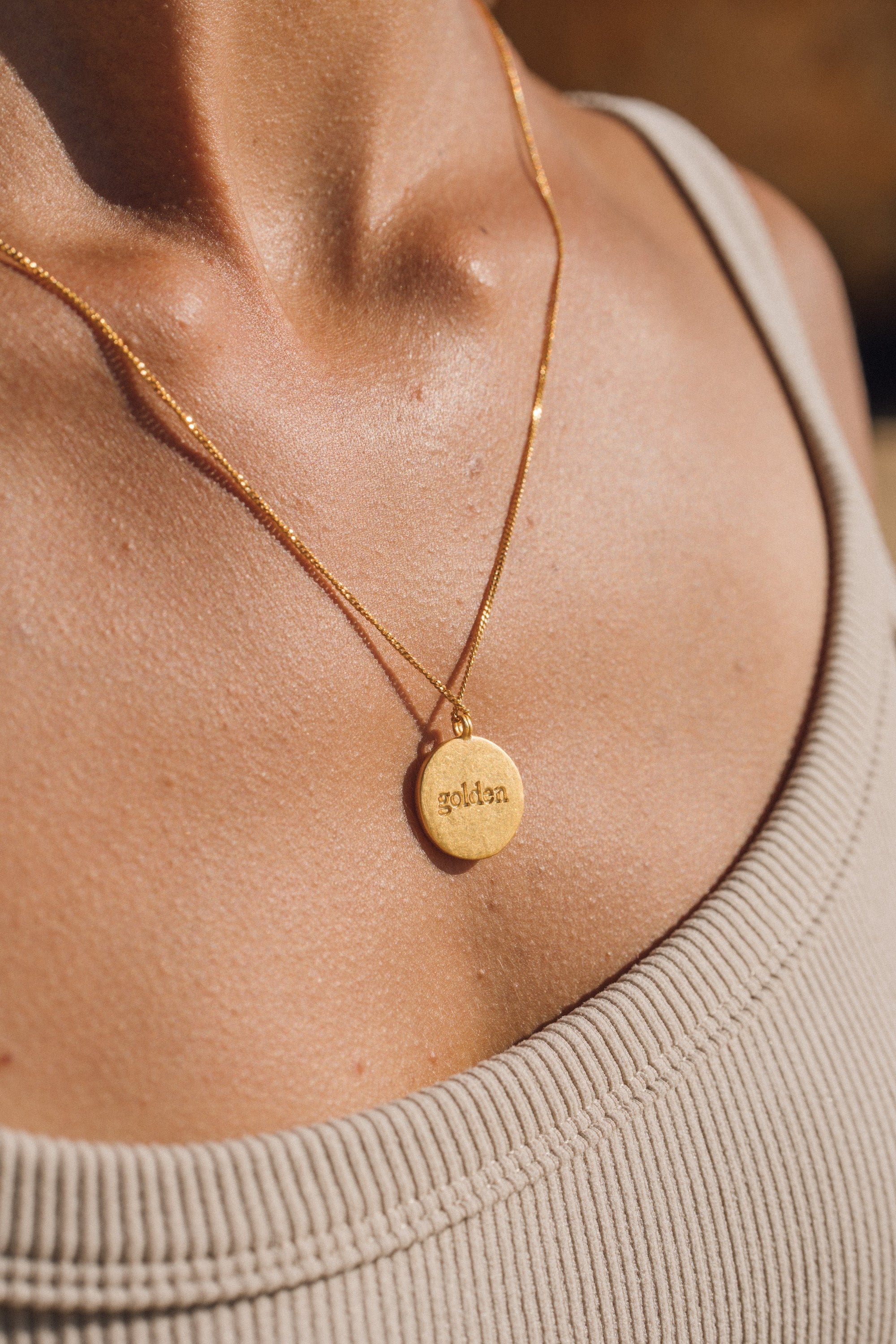 Necklace "You Are Golden"